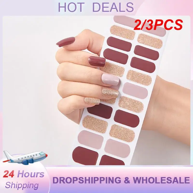 

Полоски с полным покрытием для дизайна ногтей, 2/3 шт.