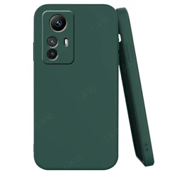 Liquid Silicone Soft TPU Back Cover Case for Xiaomi Redmi Note Series (Black Green)