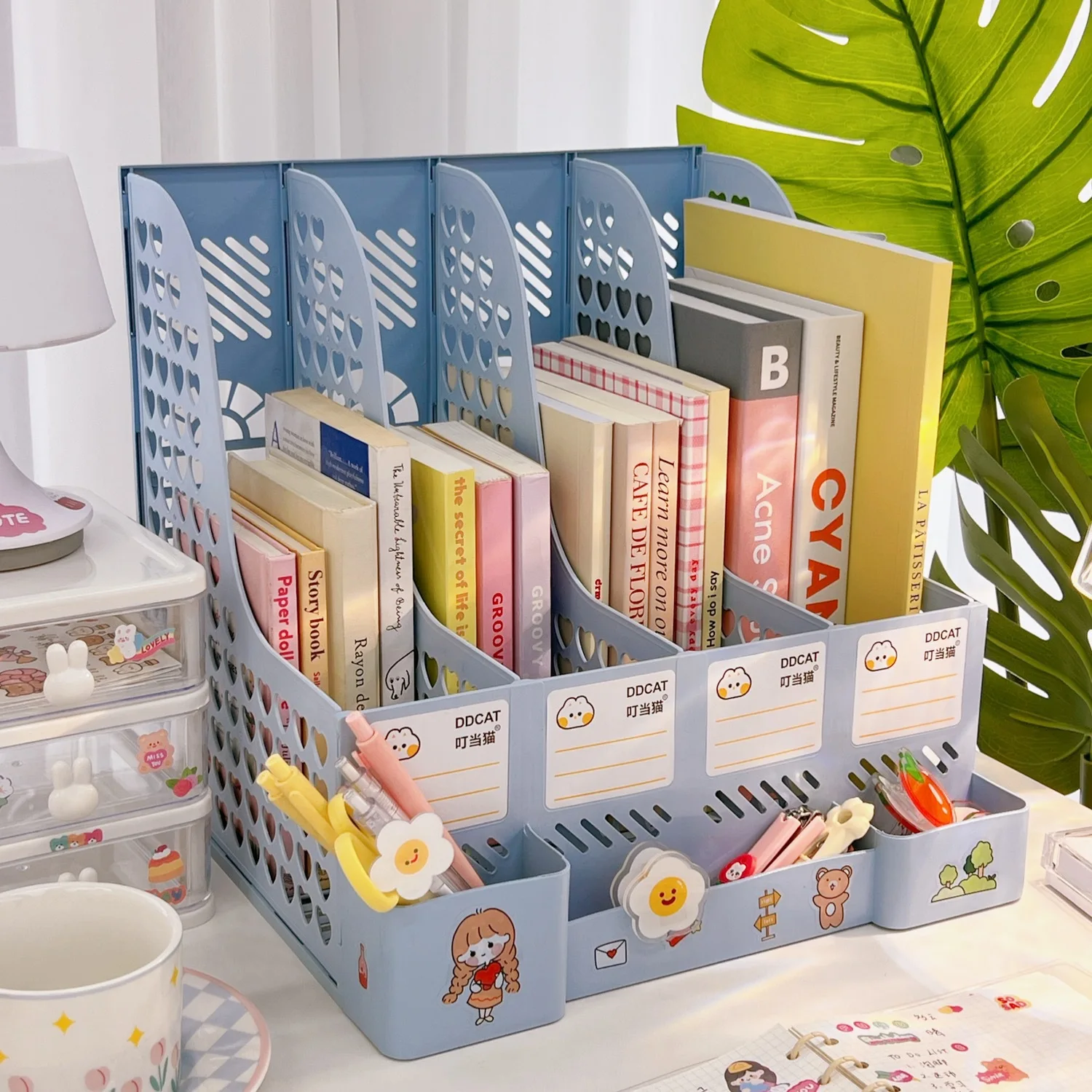 File-Rack-Office-Data-Rack-Quadruple-Book-Stand-Large-Capacity-Rack ...