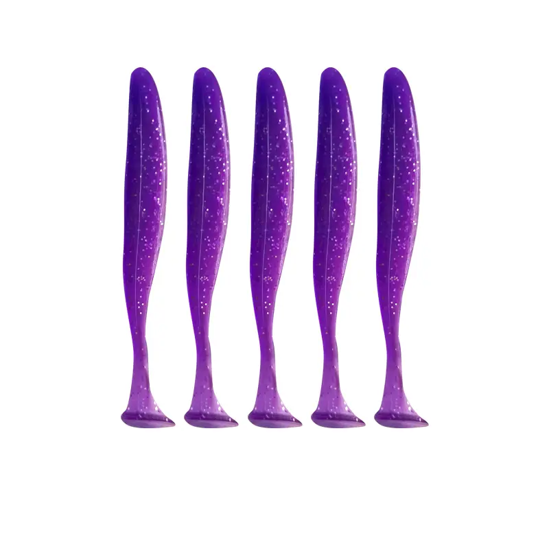 Fishing Lure 55mm 70mm 90mm T Tail Worm Soft Bait Jigging Wobblers Tackle Bass Pike Artificial Silicone Swimbait - Image 14