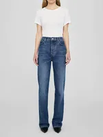 Women High Waist Zipper Jeans Casual 2023 Fall Fashion Female Long Denim Pants 1