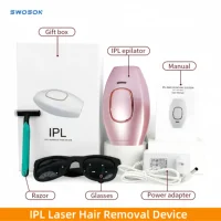 Swoson IPL Laser Hair Removal Device 999,999 Flashes Painless Depilator Home Use Permanent Laser Epilator for Women Body Bikini 1