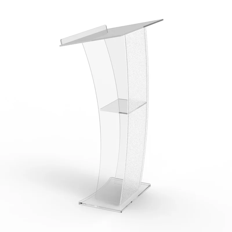 Cross-border acrylic podium, conference podium, plexiglass, award speech, emcee stand, hotel welcome desk, host