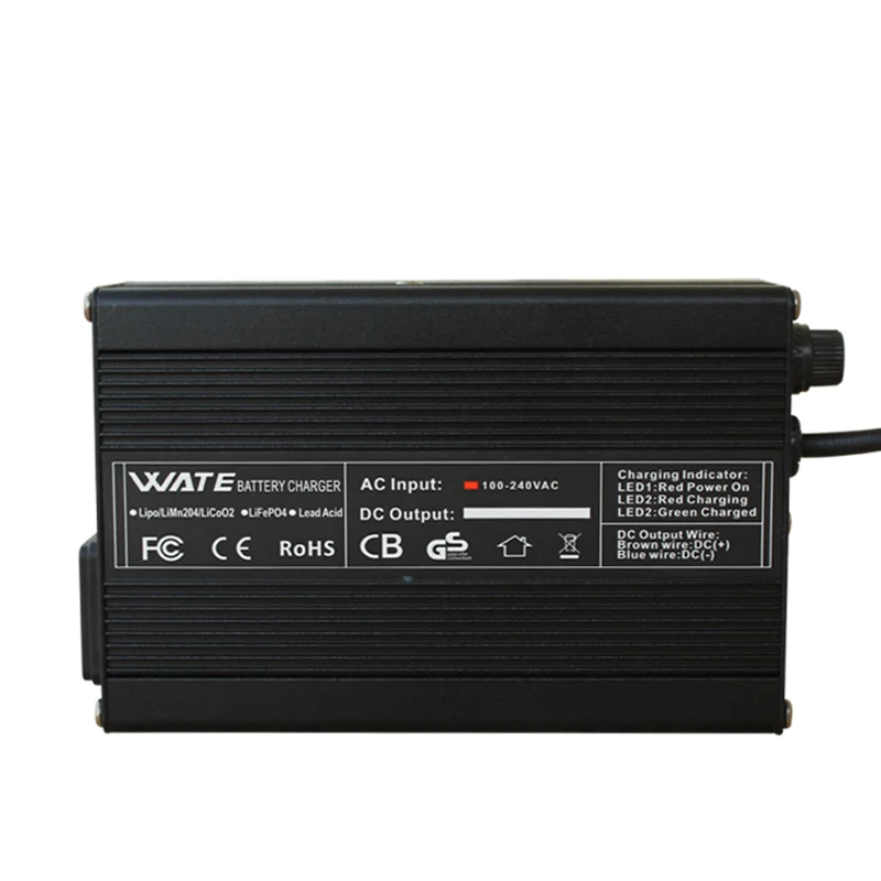 58.8V 3A Li ion Battery charger with fan Smart charger Use for 51.8V 52V 14S Aluminum Case