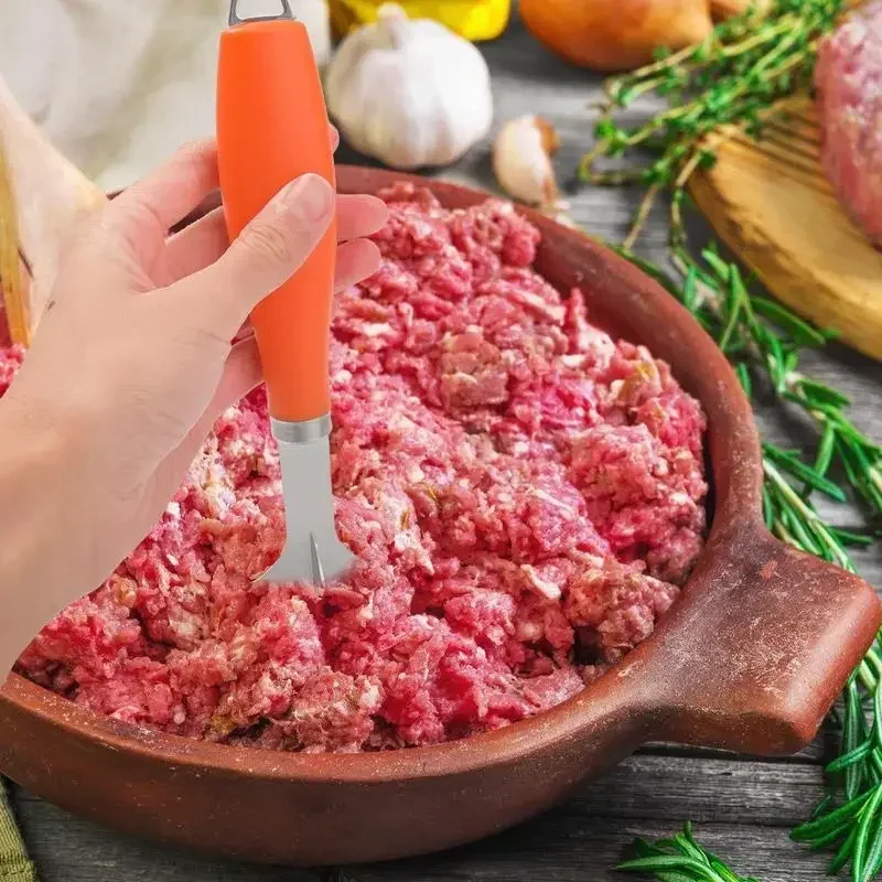 New Multifunctional Meat Chopper Tool Meat Tool for Ground Beef Meat Chopper for Ground Beef Non-slip Ground Chopper lijiao