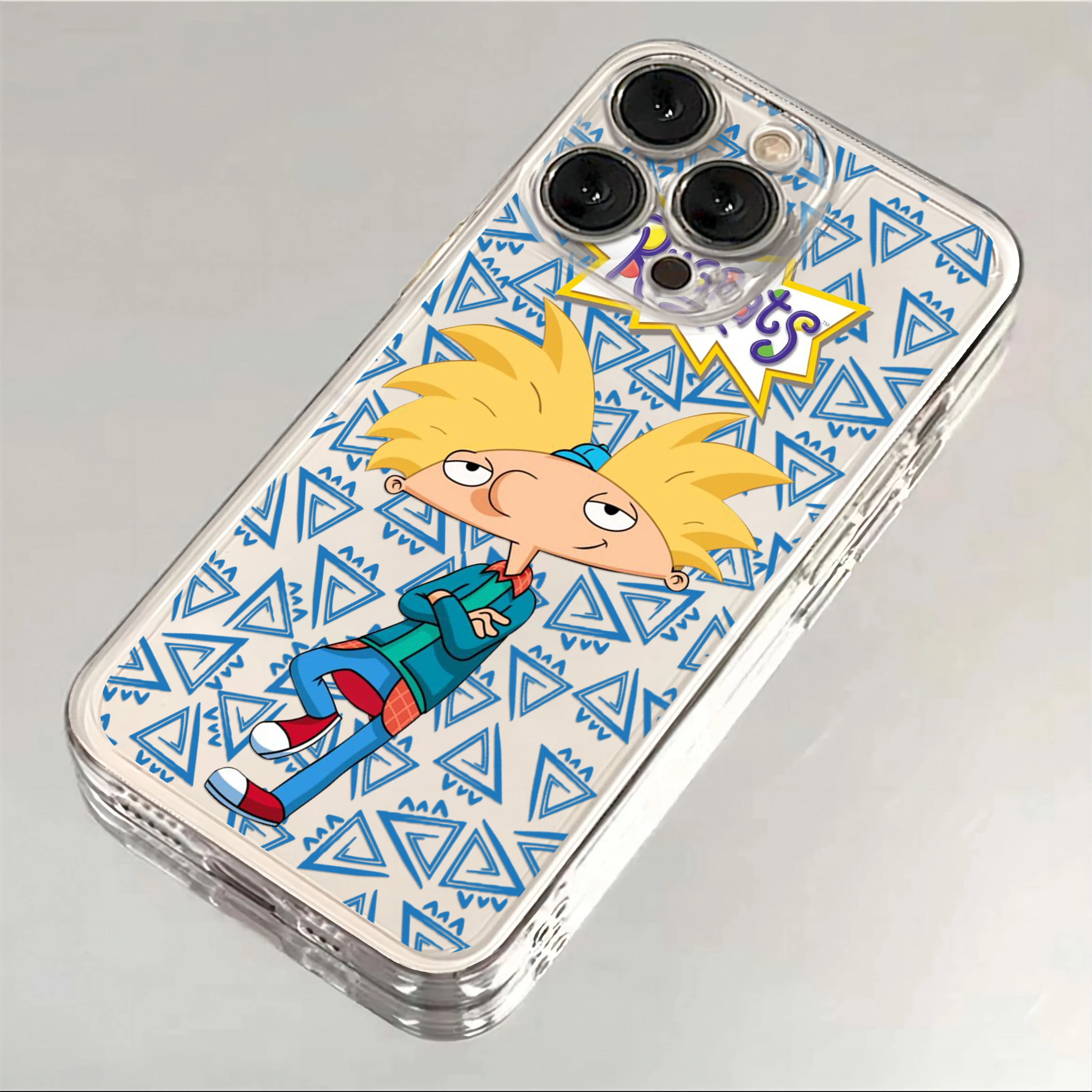 Playful Cartoon Rugrats Shockproof Silicone Phone Case