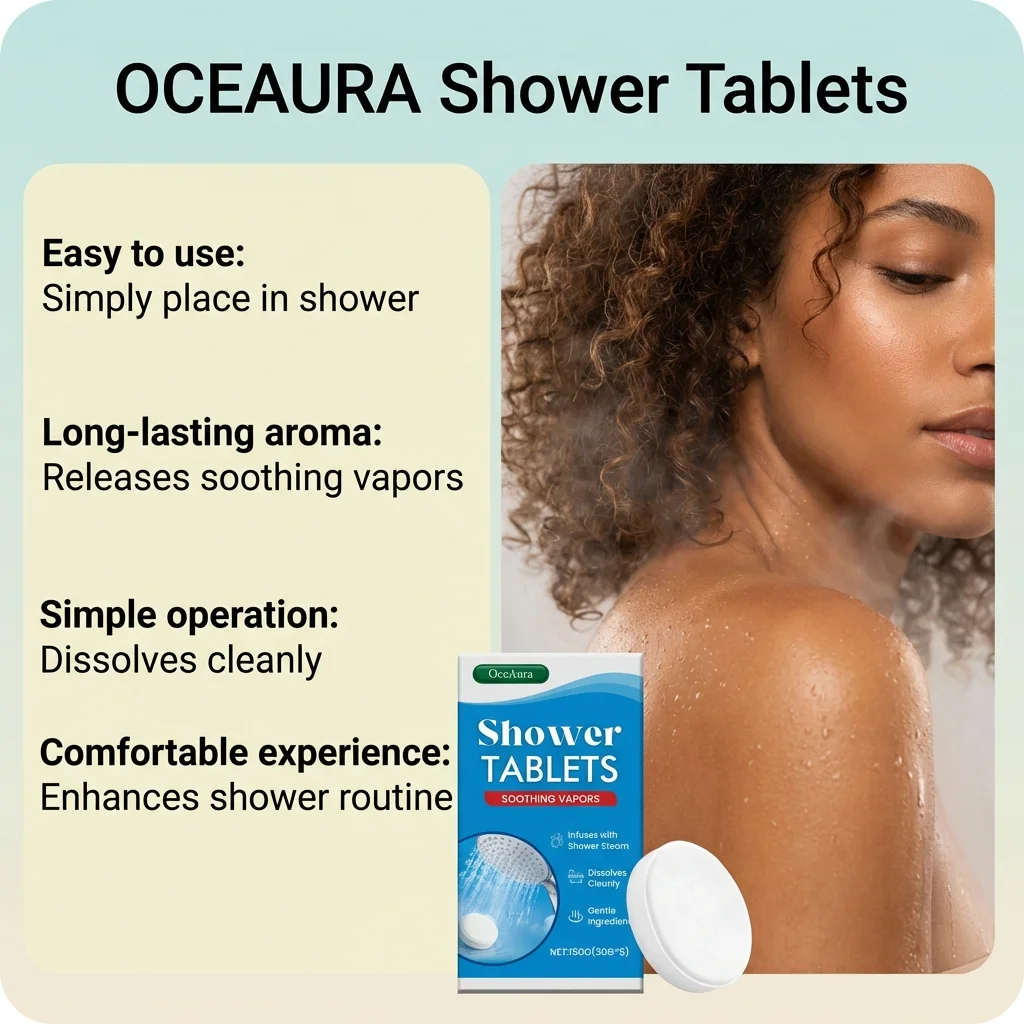 Aromatherapy Shower Steamers for Stress Relief and Moisturizing Relaxation
