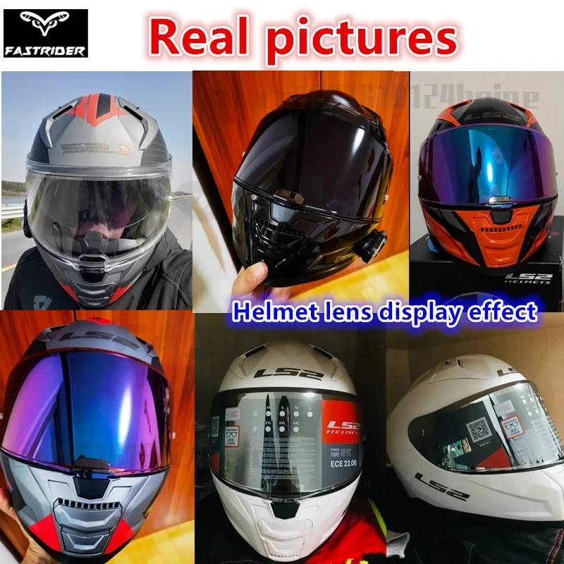 LS2 FF811 VECTOR II Helmet Visors Full Face Motorcycle Helmet HD