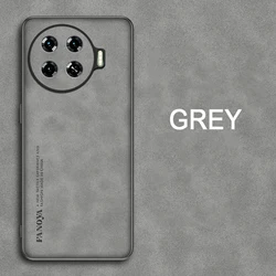 Skin Feel Silicone Back Cover Phone Case | Soft Bumper Protective Coque for Spark 20Pro Plus (GRAY)