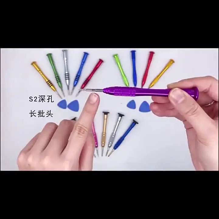 Cacciaviti Torx E Pentalobe Kit 6 Cacciaviti Di Precisione Con Custodia - 12 Misure Magnetiche Per Riparazioni Elettroniche Riparazione Smartphone - Foto 14