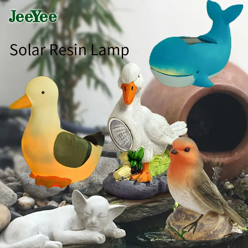 Duck Simulation Garden Decoration Statue Lamp Solar LED Light Resin Figurine Home Lawn Courtyard Decorative Sculptures Craft modigliani paintings sculptures drawings