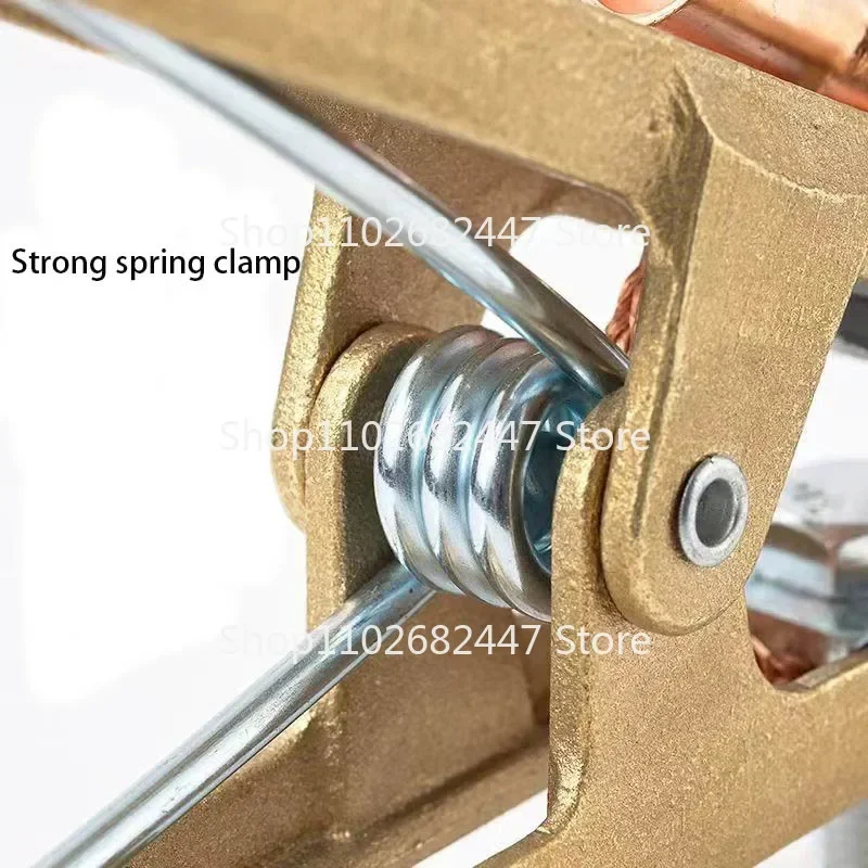 1PCS 300A Grounding Clamp A-shaped Heavy Duty Earth Clamp Antioxidant Brass Multipurpose Welding Ground for Shipyards