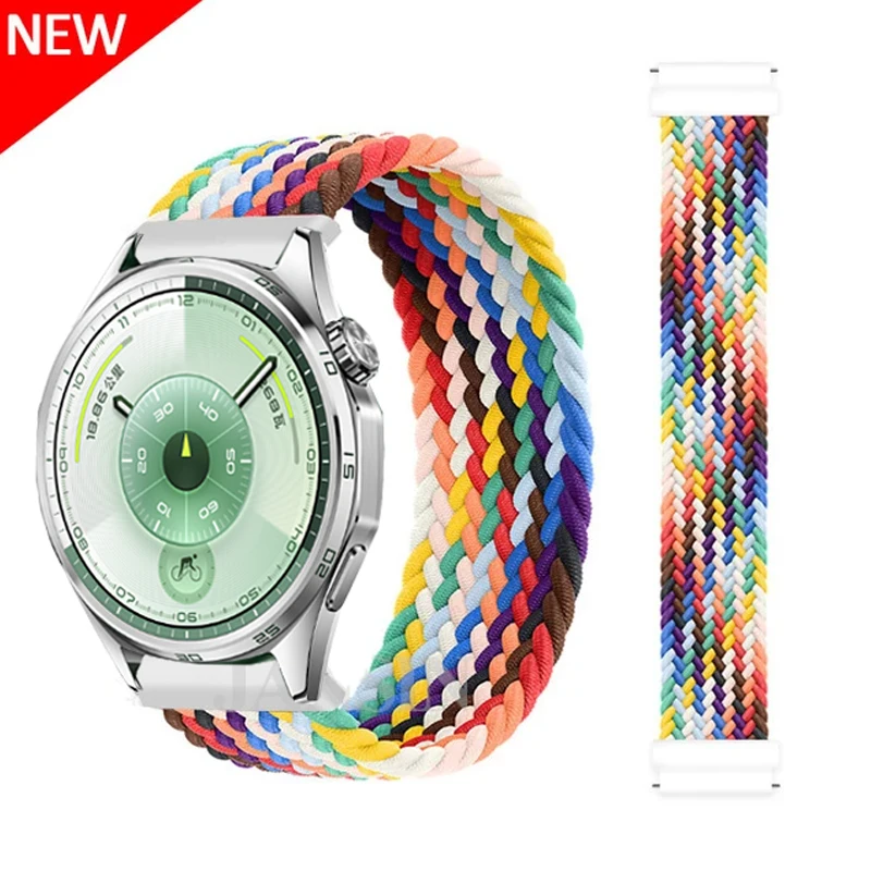Braided Nylon Solo Loop Strap – 20mm/22mm Adjustable Bracelet Band