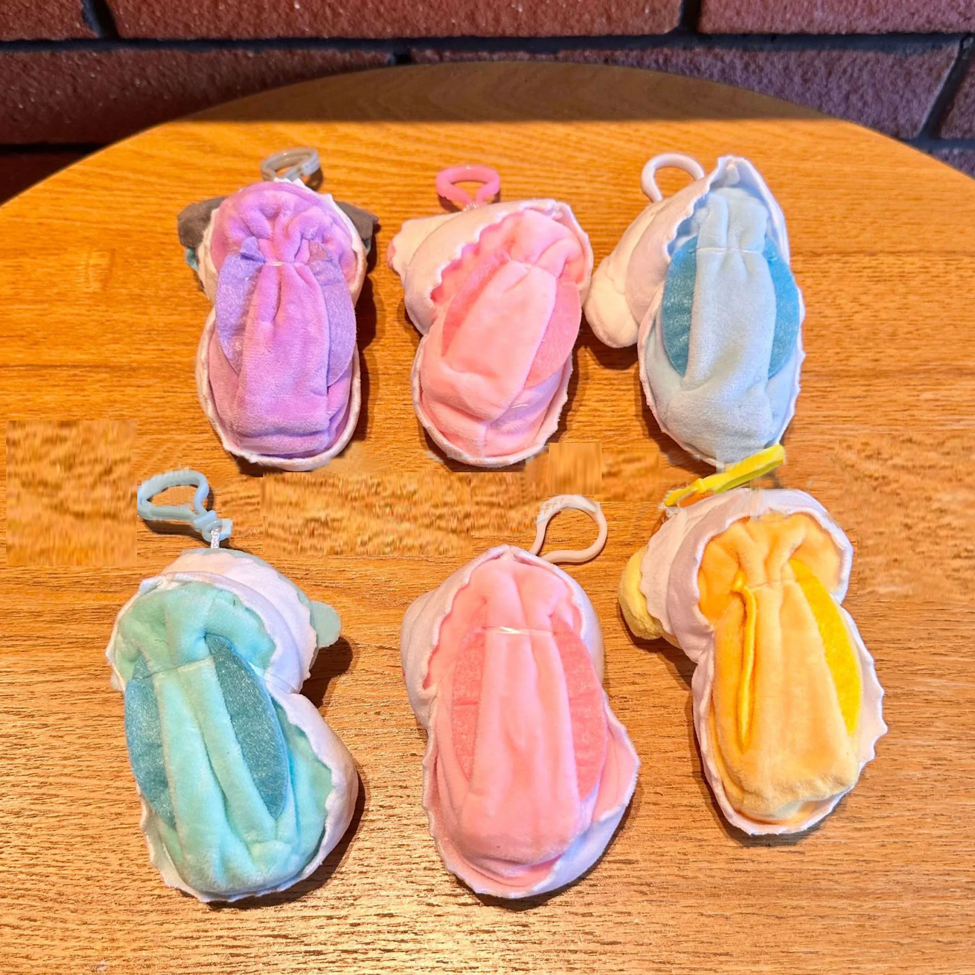 Wholesale 24pcs/lot 10cm Cute Sleeping Baby Kuromi Plush Keyring Toys Monster melody Dolls small Pendants Gifts 4