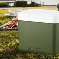 Glacière portable d'extérieur 13L, réfrigérateur de camping, incubateur de conservation de la fraîcheur, grande capacité, seau à glace pour voiture, camping et pêche 1