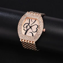 

2022 damen Luxus Gold Strass Uhren Frauen Kristall Quarz Armband Uhren Damen Kleid Neue Armbanduhr Uhr Relogios