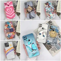 For Redmi 10C Fashion Clear Shockproof Phone Case High Quality Silicone Cute Cat Fancy Cover For Redmi 10C Funda Coque 6.71 Inch