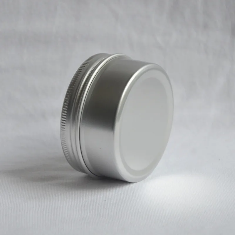 200pcs 80g Empty Aluminum Tin Jar With Clear Window Lid Round Nail Candle Spice Face Cream Cans Container Jewlery Storage Pot 5
