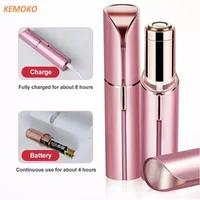 New Electric Facial Hair Removal Epilator Eyebrow Lipstick Shape Painless Facial Sensitive Areas Bikini Depilator Shaver Trimmer 1