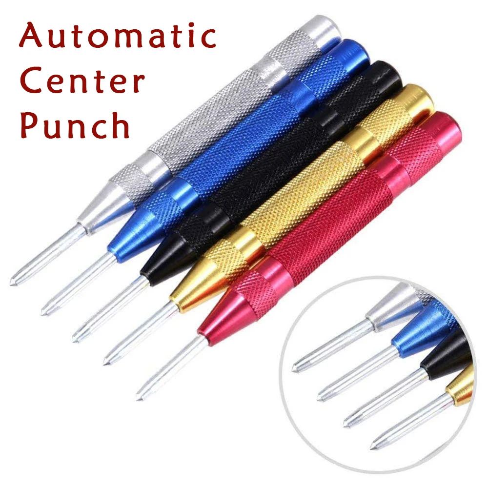 130mm 1 4pcs Glass punch Automatic Center Pin Punch Drill Automatic
