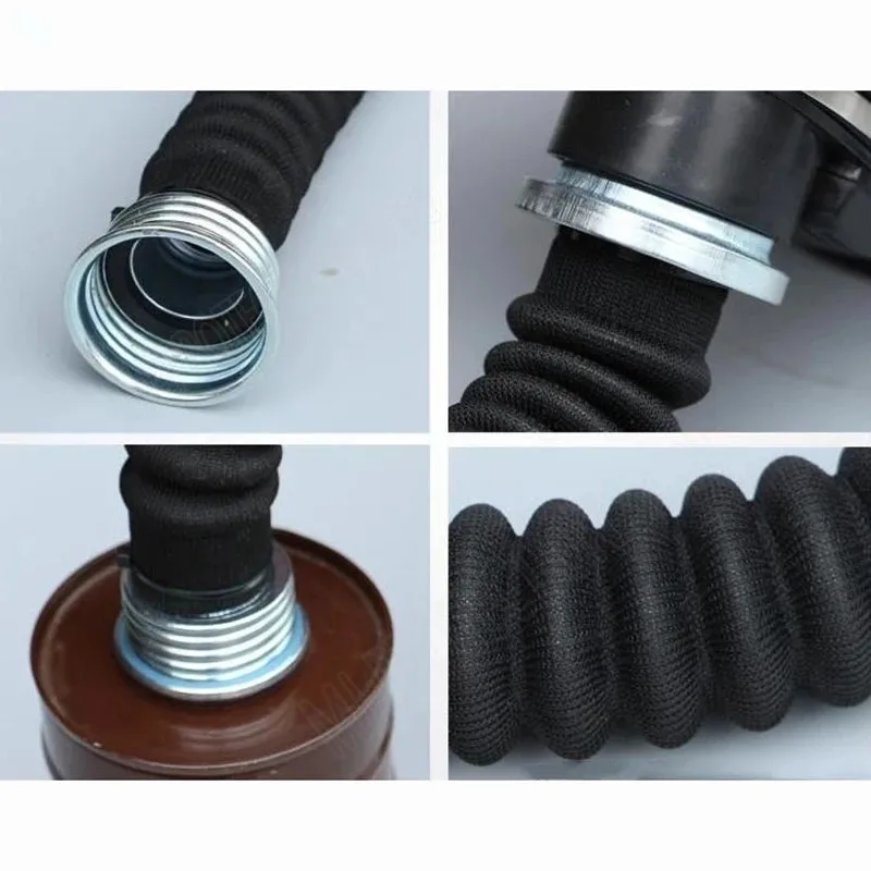 Tuyau de masque à gaz 40mm - 0.5m/1m/5m, résistant usure
