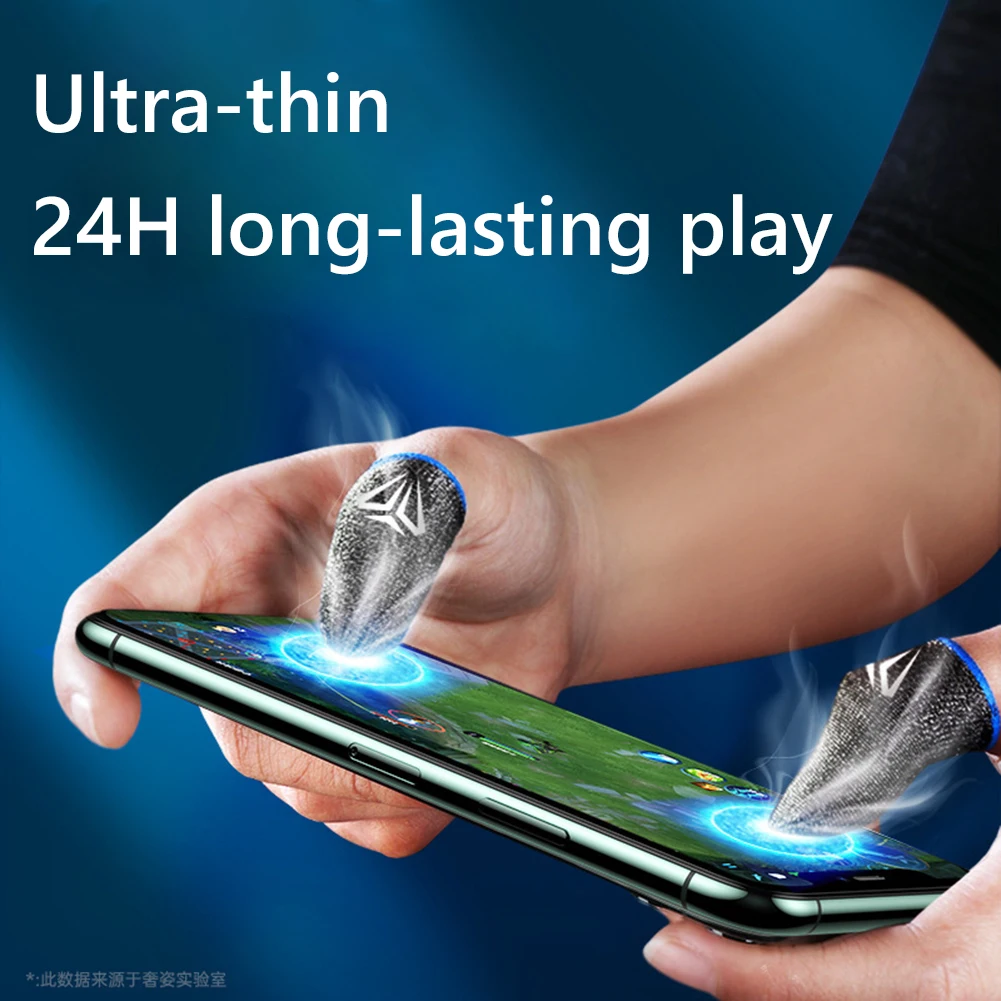 1/2 Pairs Finger Cover For Kitchen Phone Gaming Finger Cover Touch Screen Thumb Fingertip Sleeves Breathable Fingertip Gloves