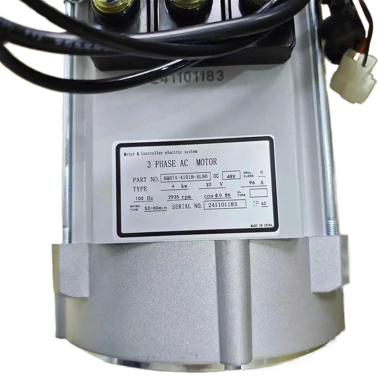 AC Motors 4000W 48V,Highly Efficient Asynchronous Induction Motor,AQHT4-4101B-XL90,for Electric Golf Gart,IP20 Protection Class