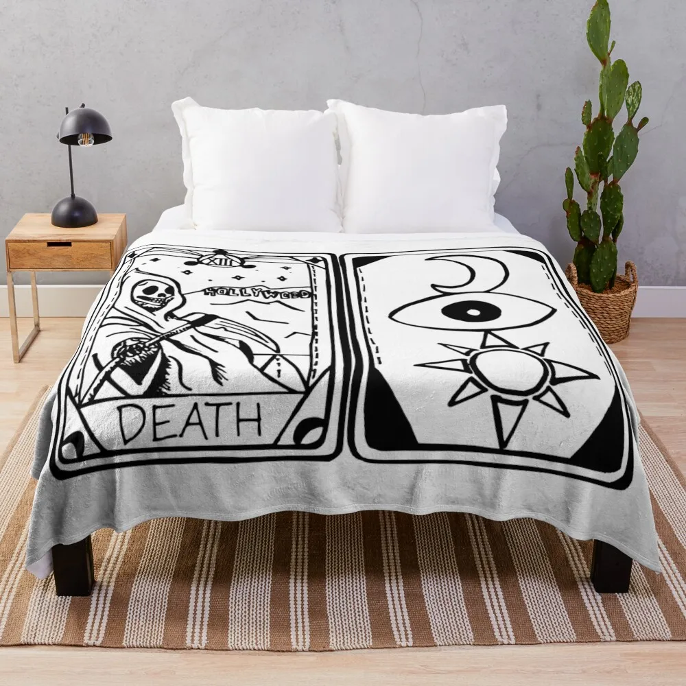 

Dying in LA Tarot Throw Blanket valentine gift ideas Bed covers Winter bed blankets Loose Blanket