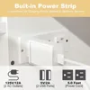 Murphy Bed with Built-in Charging Station, Space-Saving Murphy Bed Chest Twin with Drawer, Foldable, Folding Beds 5
