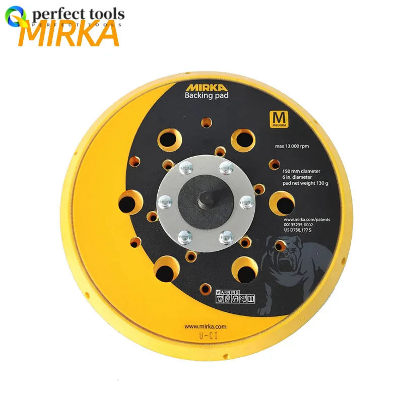 Vassoio Per Levigatrice Da 6 Pollici Accessori Per Base Per Levigatrice Autoadesiva Rotonda Per Levigatrice Elettrica Pneumatica Mirka 150Mm