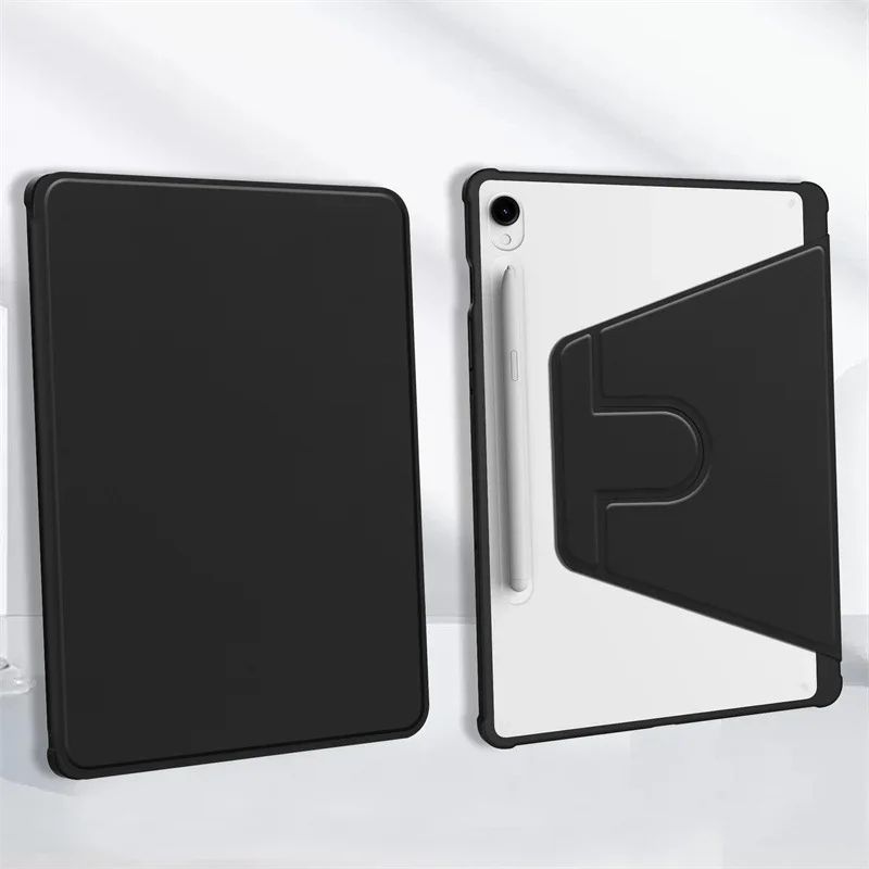 360° Rotating Tablet Case with Pencil Holder