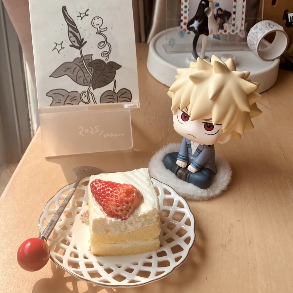 My Hero Academia Q-Version Izuku Midoriya Katsuki Bakugo Todoroki Shoto Toga Himiko PVC Anime-Figuren Modell Cartoon-Modell Spielzeug