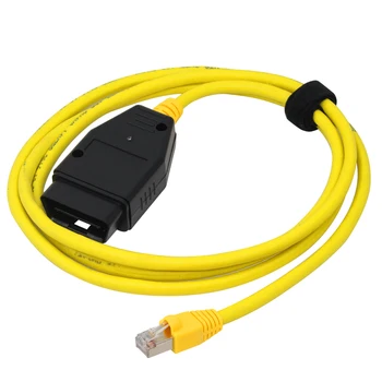 ESYS ENET Data Cable For BMW ENET Ethernet to OBD Interface E-SYS ICOM Coding for F-serie Diagnostic Cable Data OBDII Coding 1