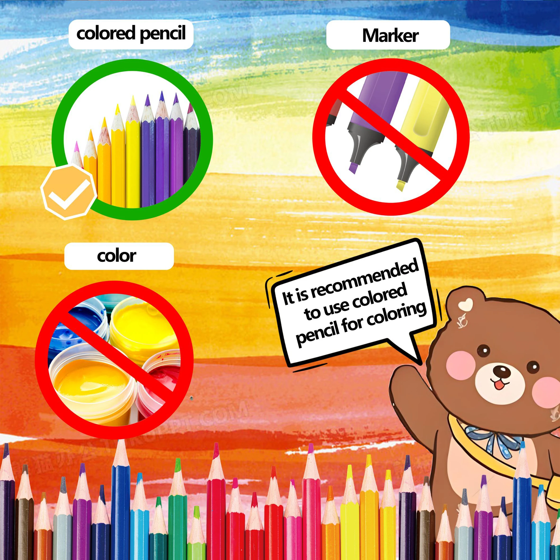 "كتاب صور للبالغين - كتاب تلوين مستحضرات التجميل ا...