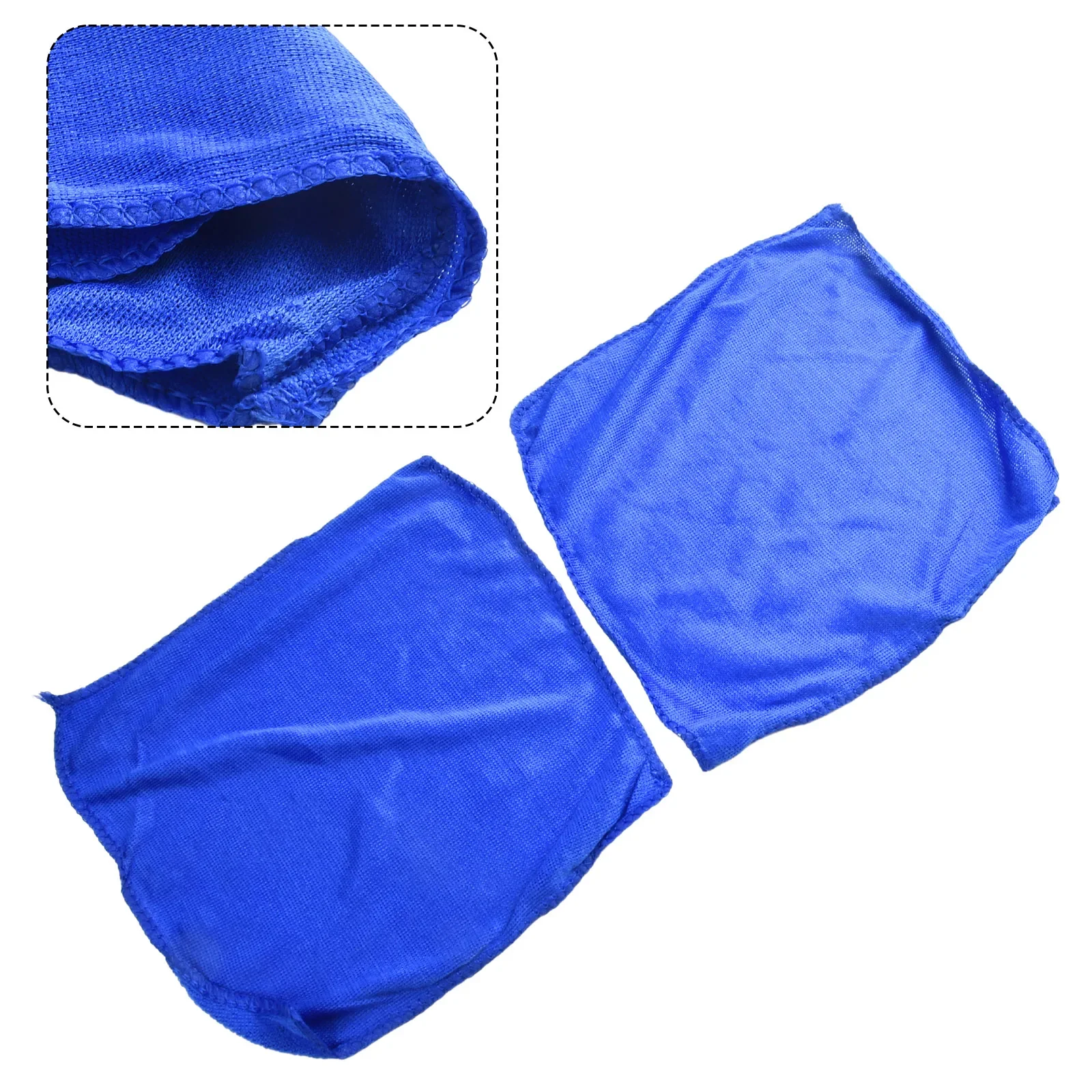 50pcs Microfiber Clean Cloth 30*30cm Water Absorbent Clean Cloth High Quality Blue Towels For Car Home Cleaning Tools Accessory
