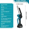 KEEAFFOR Brushless 8 Inch Electric Saw Automatic Oiler Chainsaw Garden Pruning Handheld Woodworking Tool for Makita 18V Battery 3