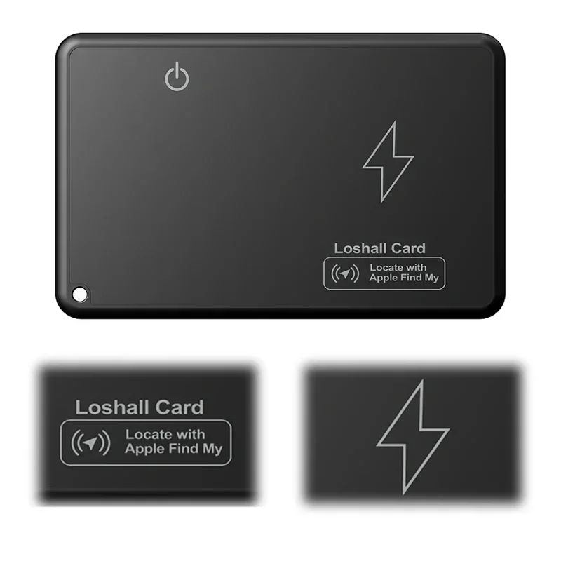 Smart Airtag Card GPS Tracker Works With Apple Find My Anti-Lost Locator For Passport Wallet Waterproof IPX7 3-Year Battery Life