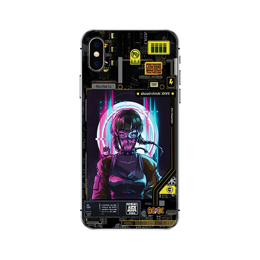 Anime Lucy LED Light Phone Case For Samsung Galaxy S22 S21 S20 Plus Note 20 Ultra A72 A12 A32 A52 A51 A71 Cases Shockproof Cover