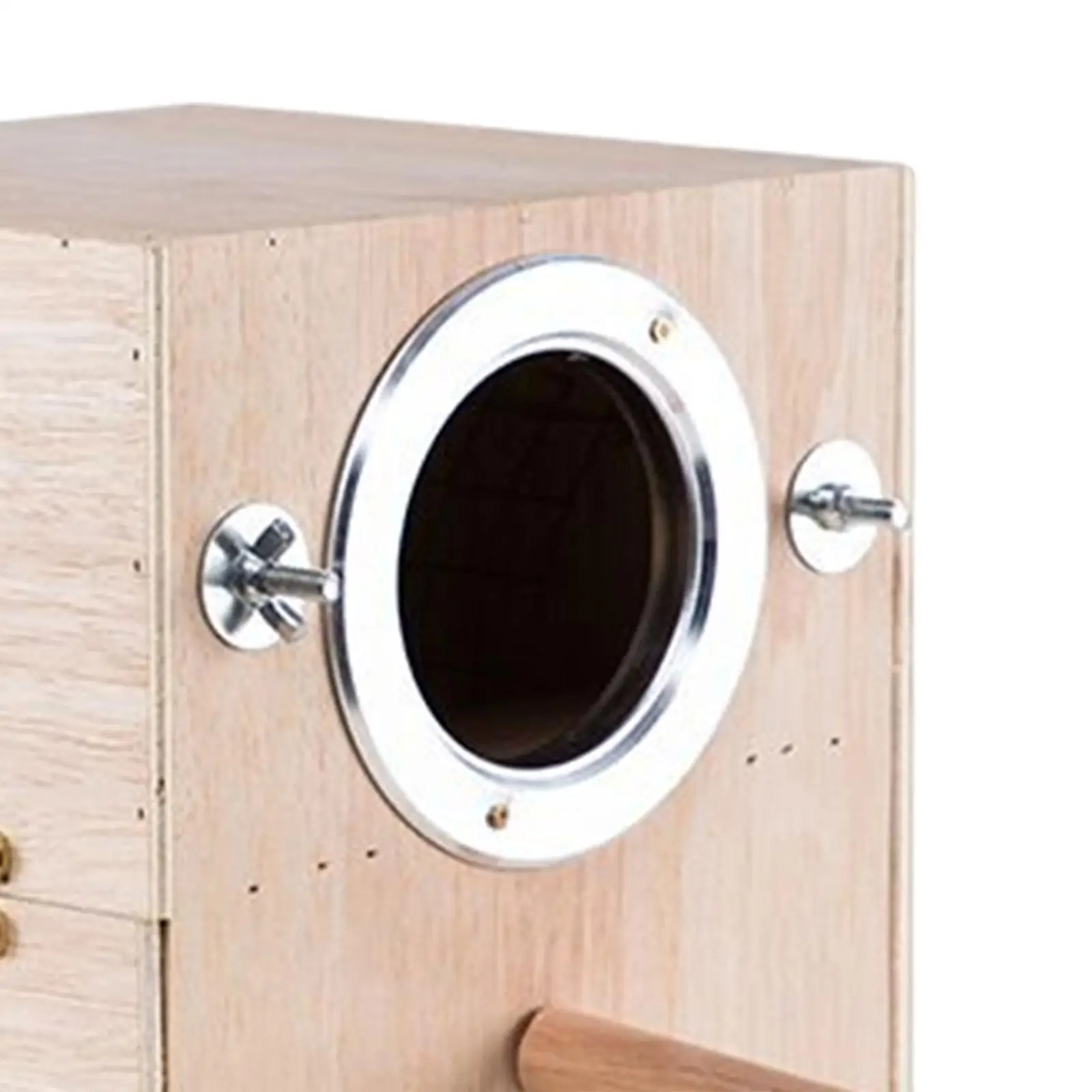 

Parrot Breeding Box Parakeet Nesting Box Bird House Hatching for Lovebirds Left Hanging