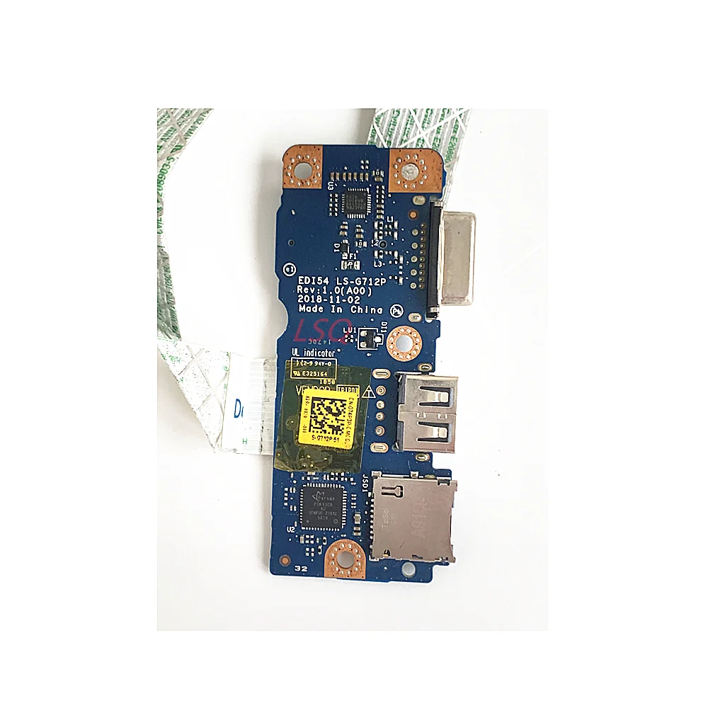 LS-G712P �� ���� Vostro 3580 3582 3583 USB ����, SD ī�� ���� ����, CN-074P3P 74P3P 100% �׽�Ʈ OK