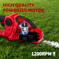 2 IN 1 Hedge Trimmer Cordless For Milwaukee 18V Battery Electric Grass Shears Handheld Shrub Trimmer Bush Trimmer (No Battery) 2