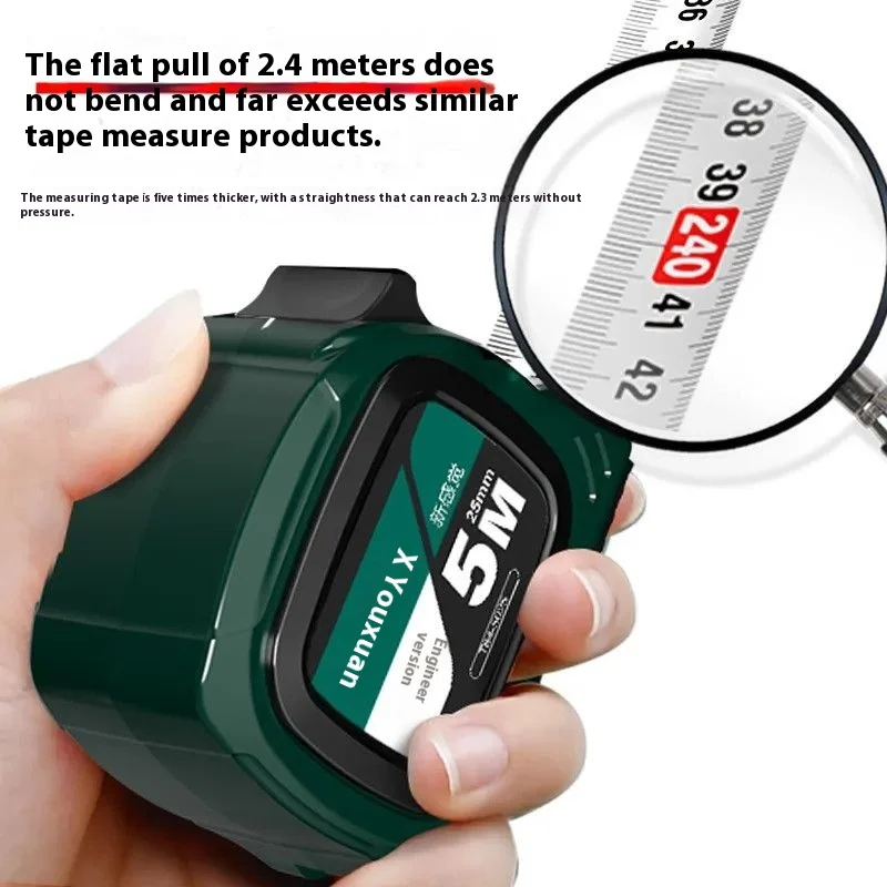 Durable High Precision Wear-resistant Tape Measure - 3 Meter Shock-proof Box Ruler