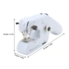 ZDML-6 Handheld Sewing Machine Portable Electric Dual Line Sewing Machine with Ergonomic Handle Sewing Machine 6