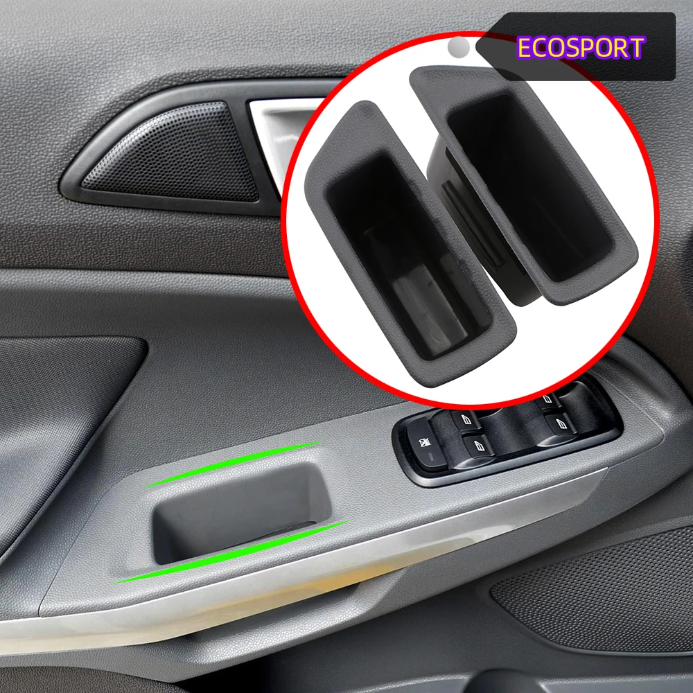 ABS 자동차 팔걸이 컨테이너 전면 도어 보관함 핸들 박스 케이스 Ford Ecosport 2018 2019 2020 2021 2022 액세서리