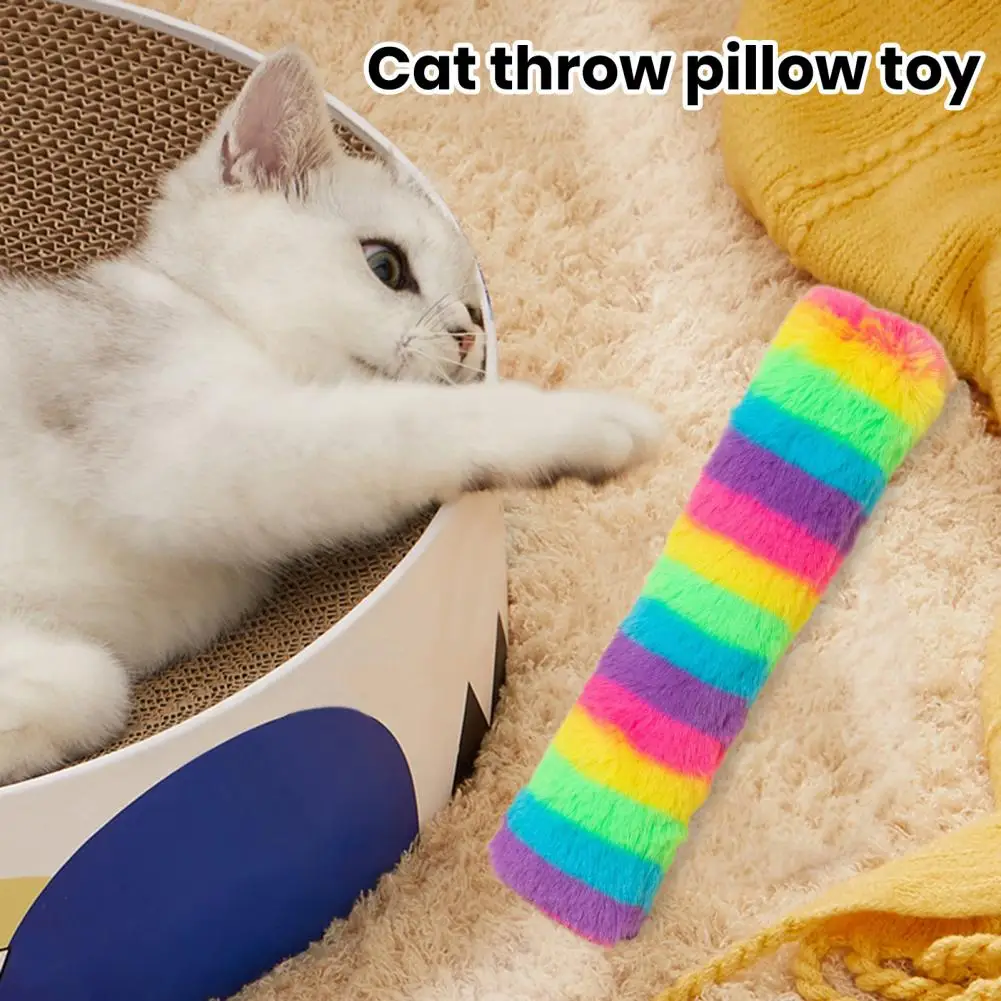 Cat Toy with Catnip Cat Toys for Teeth Playtime Long Design Catnip Toy Durable Plush Chew Toy for Kittens Pet for Indoor plush toy for pet cat mint catnip teeth grindingtoy fun interactive plush bird toy teeth grindingtoy cat rice toy