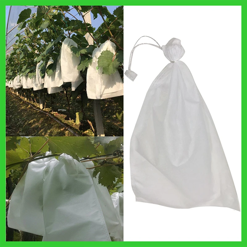 terracotta plant pots 50PCS Fruit Grow Bags Anti Bird Drawstring Grape Protection Bag Agriculture Pest Control Tool Prevent Plant Grow Bags New orchid pots with holes