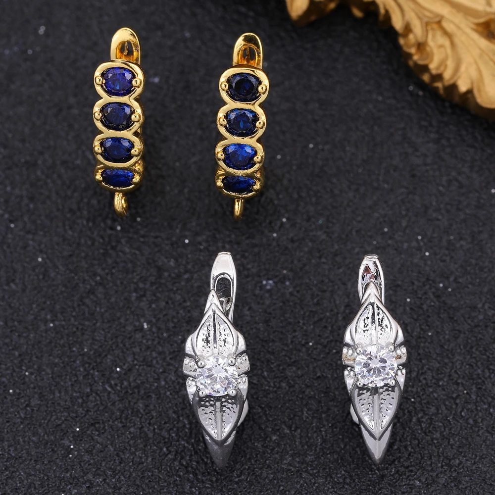 Juya DIY 18 Karat vergoldet kreative Verschluss Ohr draht Damen Ohrring Haken Zubehör für Mode Valentinstag Schmuck herstellung – Detail 15