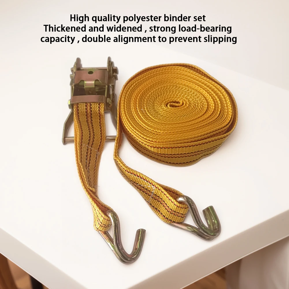 Cargo Binding Strapping Tensioner Lashing Car Cargo Ratchet Strap Tension Rope for Bike Motorcycle Transport Luggage Tight Belt