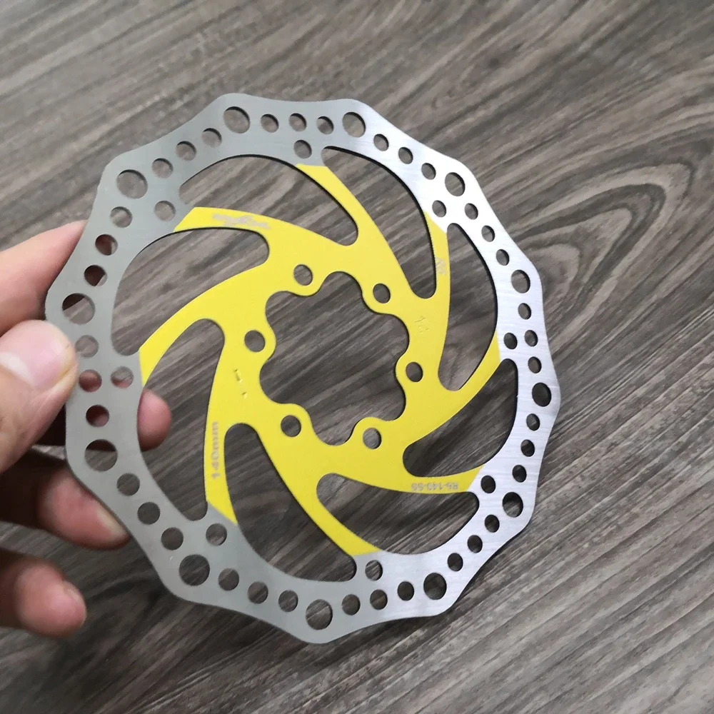 R6 Stainless Steel Brake Disc Rotor 140/160/180/203mm MTB/road Disc Brake/cyclocross Bike Brake 44mm 6-bolt Mountain Bicycle Disc Brake Bicycle Disc Brake Bike Brake Rotor Mountain Bike Disc Brake