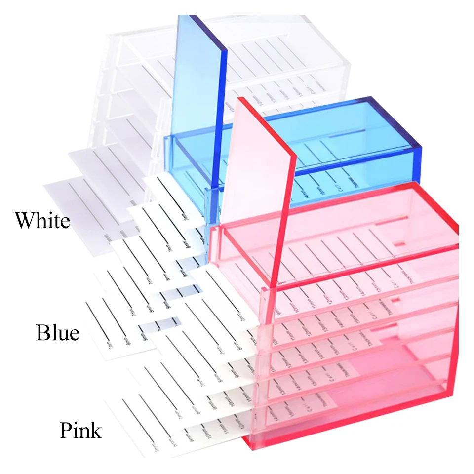 Scatola Portaoggetti Per Ciglia Finte 5 Strati Supporto Per Ciglia Per Pallet In Acrilico Pallet Strumento Per Il Trucco Del Banco Di Mostra Della Col